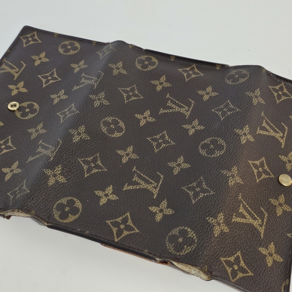 Louise Vuitton Vintage 2001 Brown Monogram Canvas Porte Tresor Long Wallet - Picture 16 of 16
